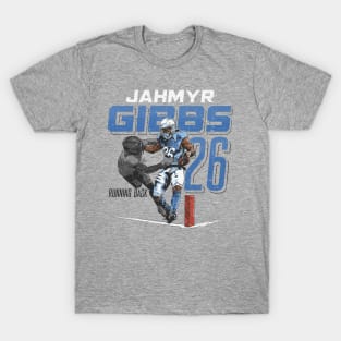 Jahmyr Gibbs Detroit Stiff Arm T-Shirt